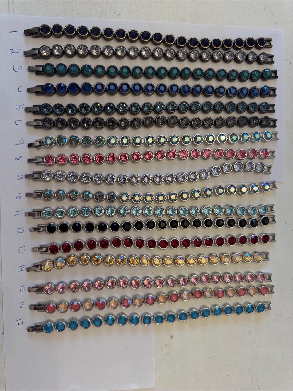 Touchstone Crystal ICE Bracelet (Multiple colors available). See details below